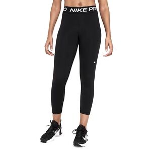 Nike Pro 365 Women's Mid-Rise Cropped Black Training Leggings